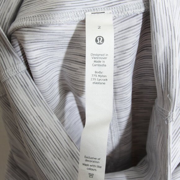 Lululemon Wunder Under Crop High-Rise *Roll Down Scallop Full-On Luxtreme 23" - Picture 11 of 15